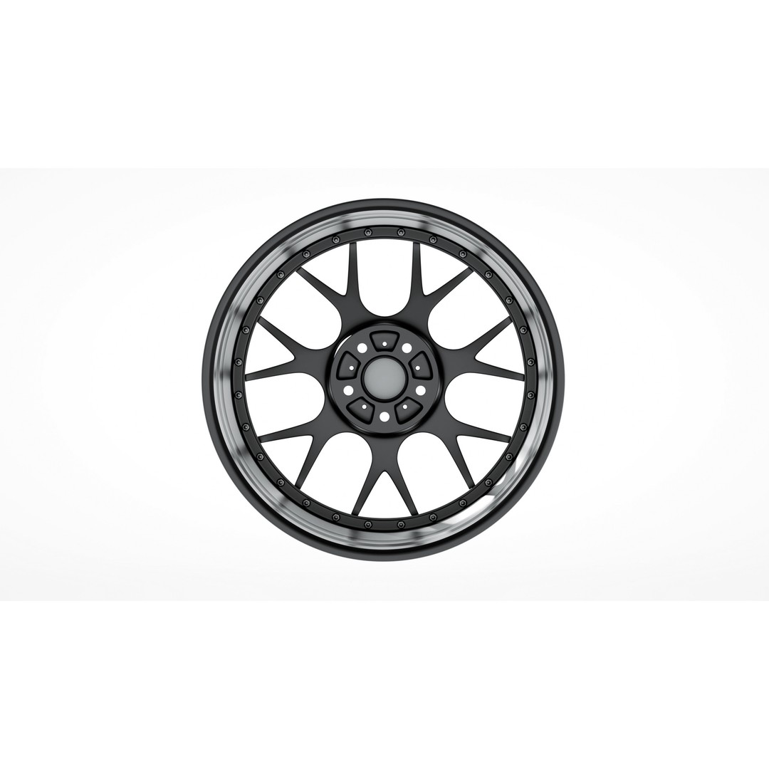 BBS CH-R2 3D Model – Low Poly Vehicle Wheel, PBR Textures, FBX - View 7