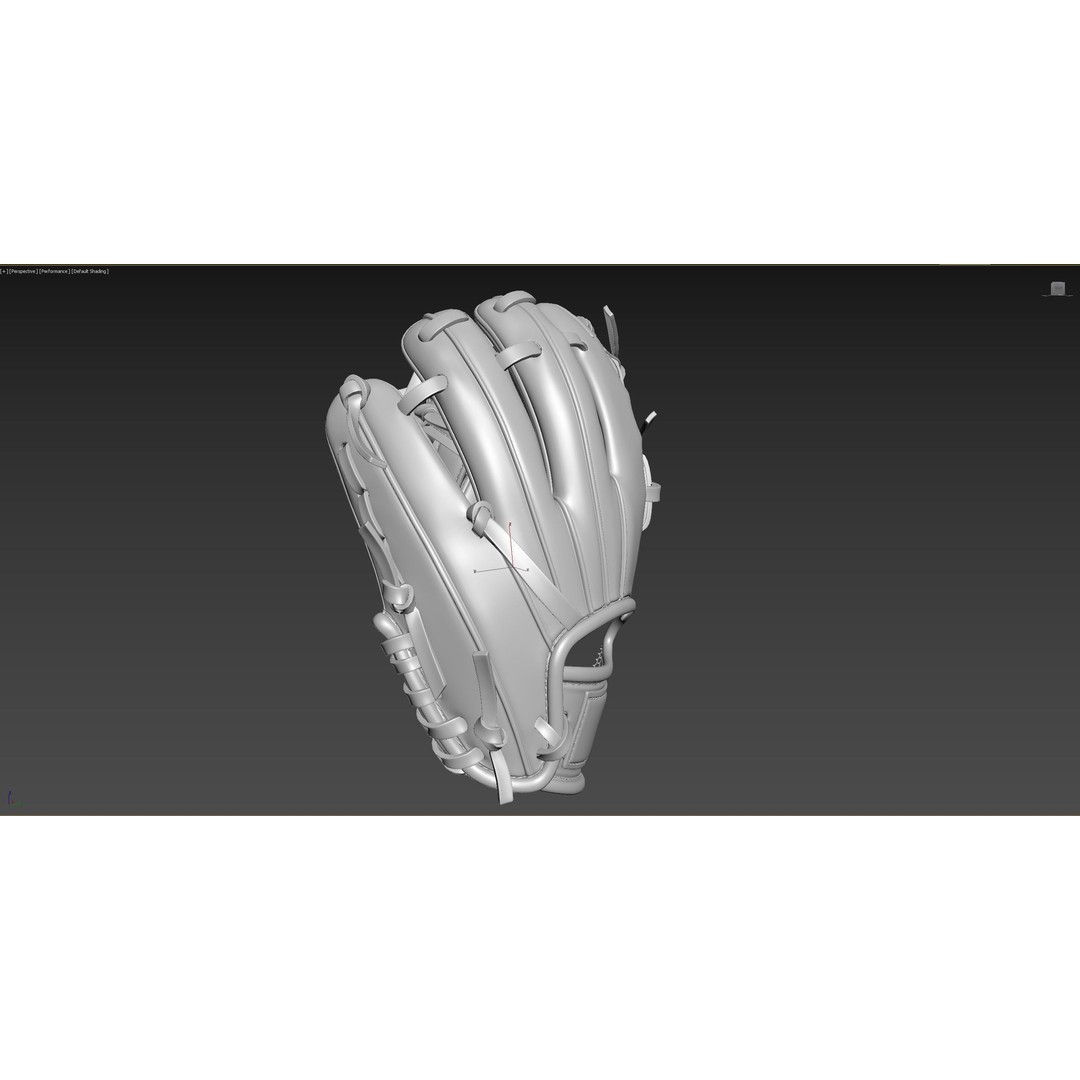 Baseball Glove 3D Model – High Poly Photorealistic Asset, FBX, OBJ - View 14