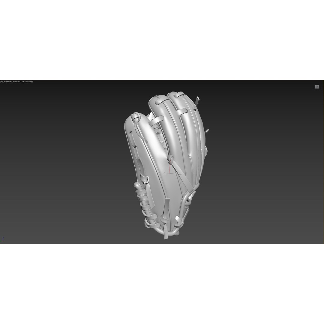 Baseball Glove 3D Model – High Poly Photorealistic Asset, FBX, OBJ - View 15
