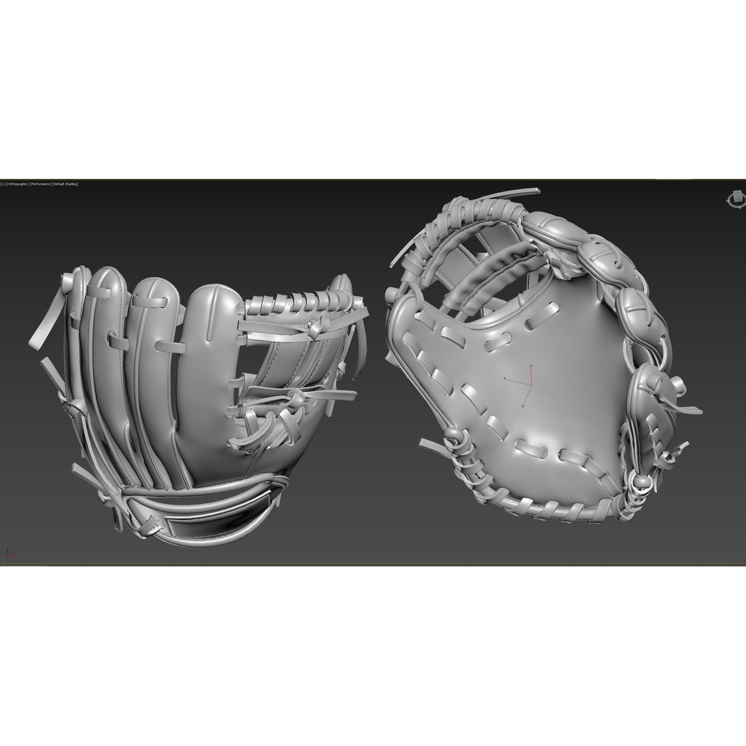 Baseball Glove 3D Model – High Poly Photorealistic Asset, FBX, OBJ - View 16