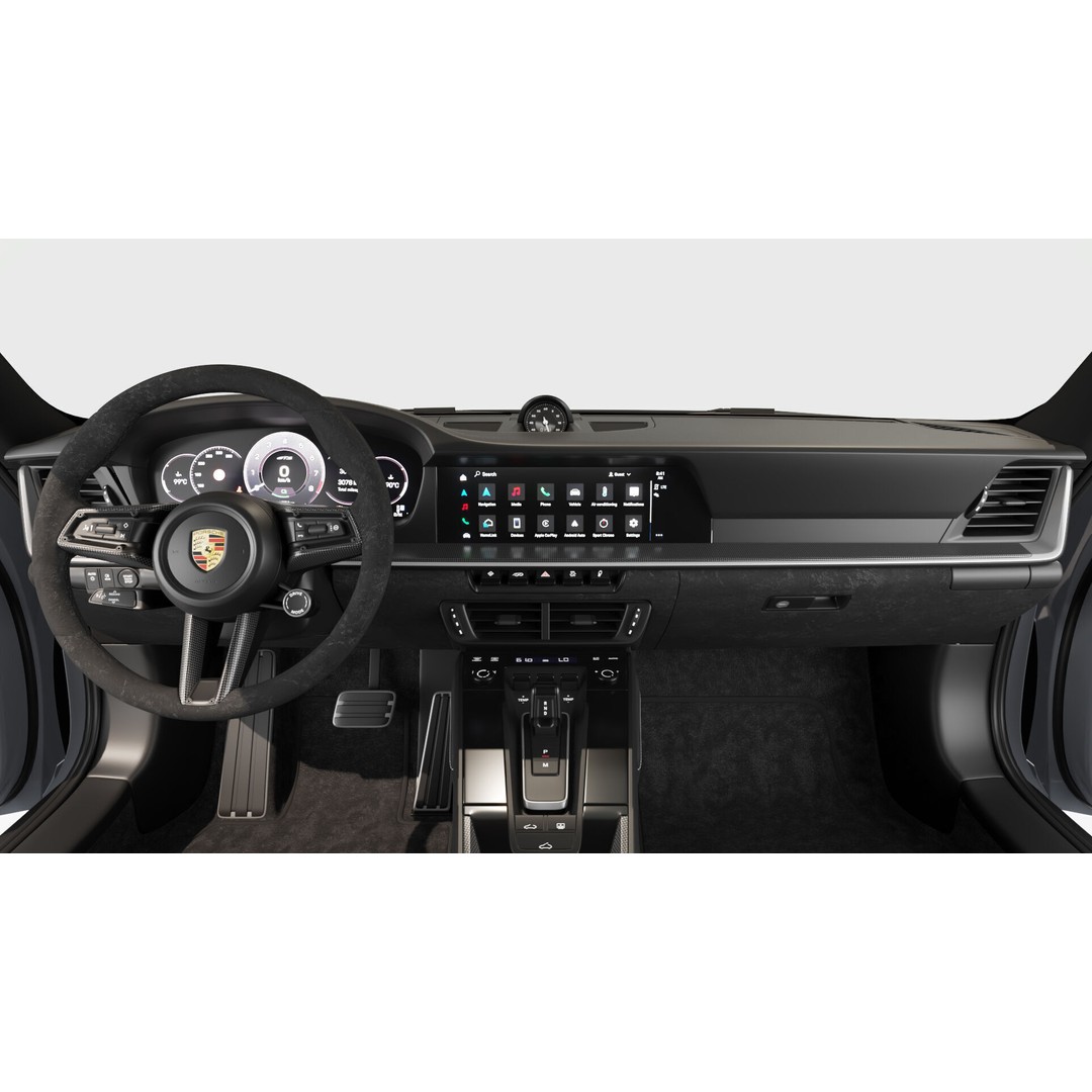 Porsche 911 Carrera GTS 3D Model – High Poly Sports Car, FBX/OBJ - View 13