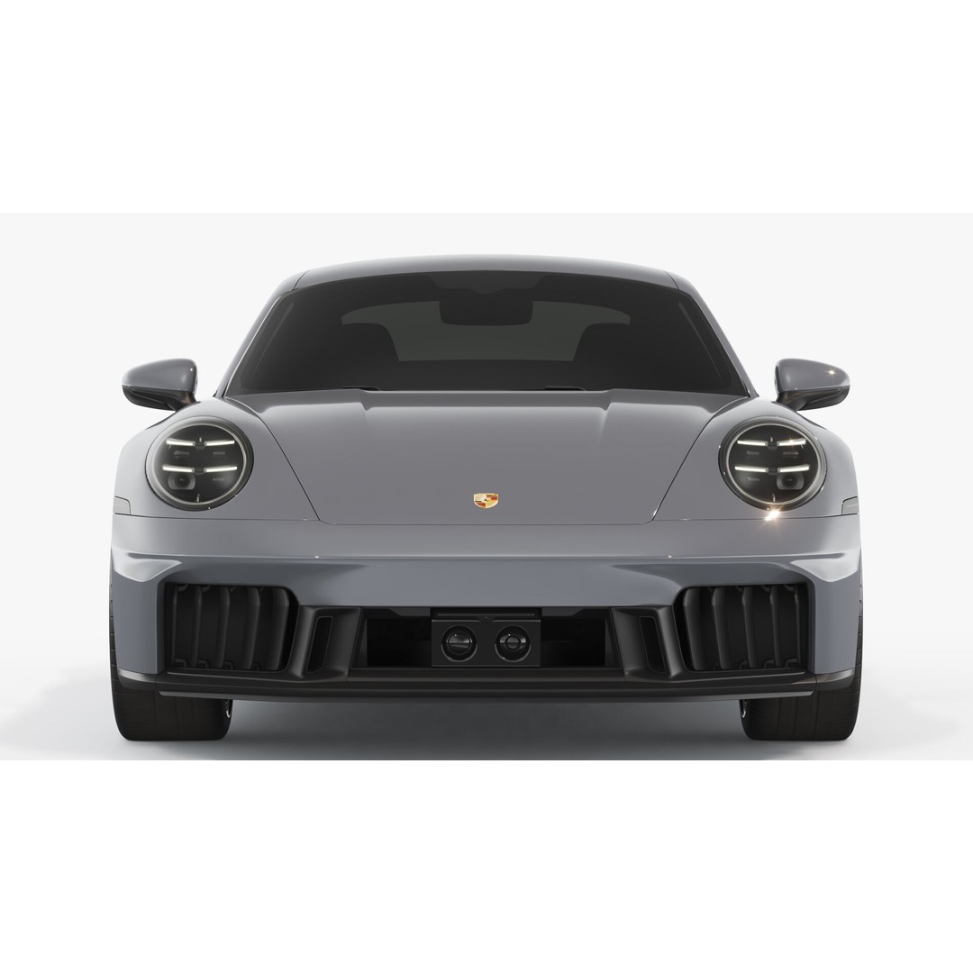 Porsche 911 Carrera GTS 3D Model – High Poly Sports Car, FBX/OBJ - View 8
