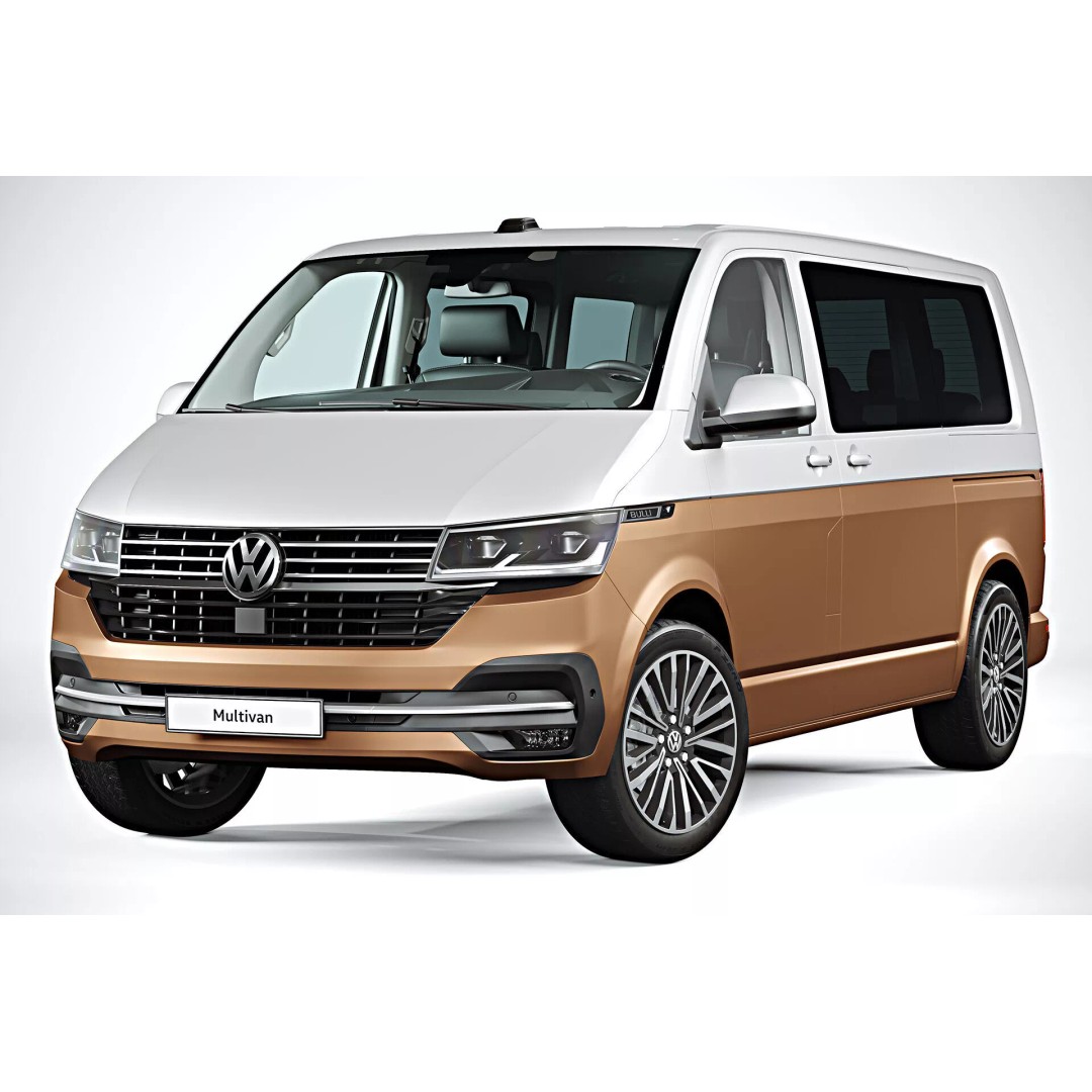 2020 Volkswagen Transporter T6.1 3D Model – Photorealistic Game Asset, FBX, OBJ - View 5