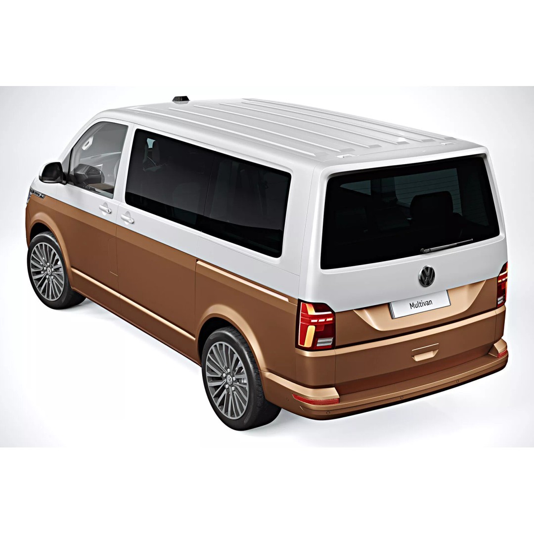 2020 Volkswagen Transporter T6.1 3D Model – Photorealistic Game Asset, FBX, OBJ - View 6