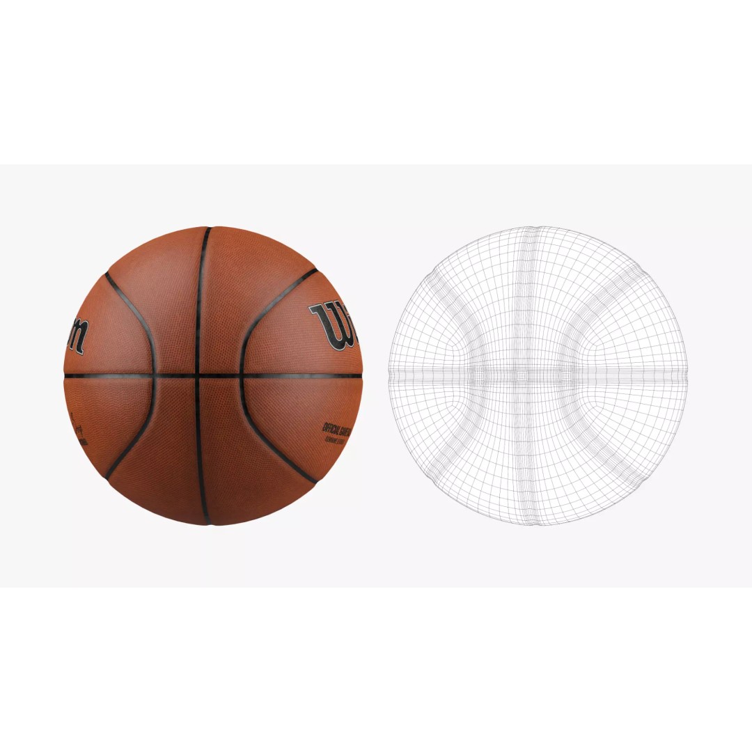 Wilson Basketball 3D Model – High Quality PBR Game Asset, FBX - View 4