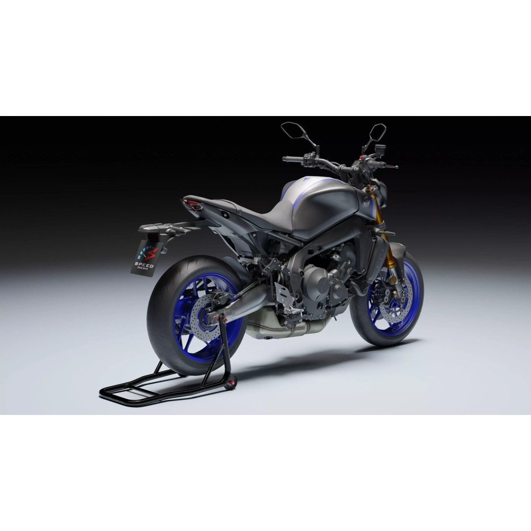 Yamaha MT-09 SP 2021 3D Model – Low Poly Game Asset, Blender, FBX - View 10
