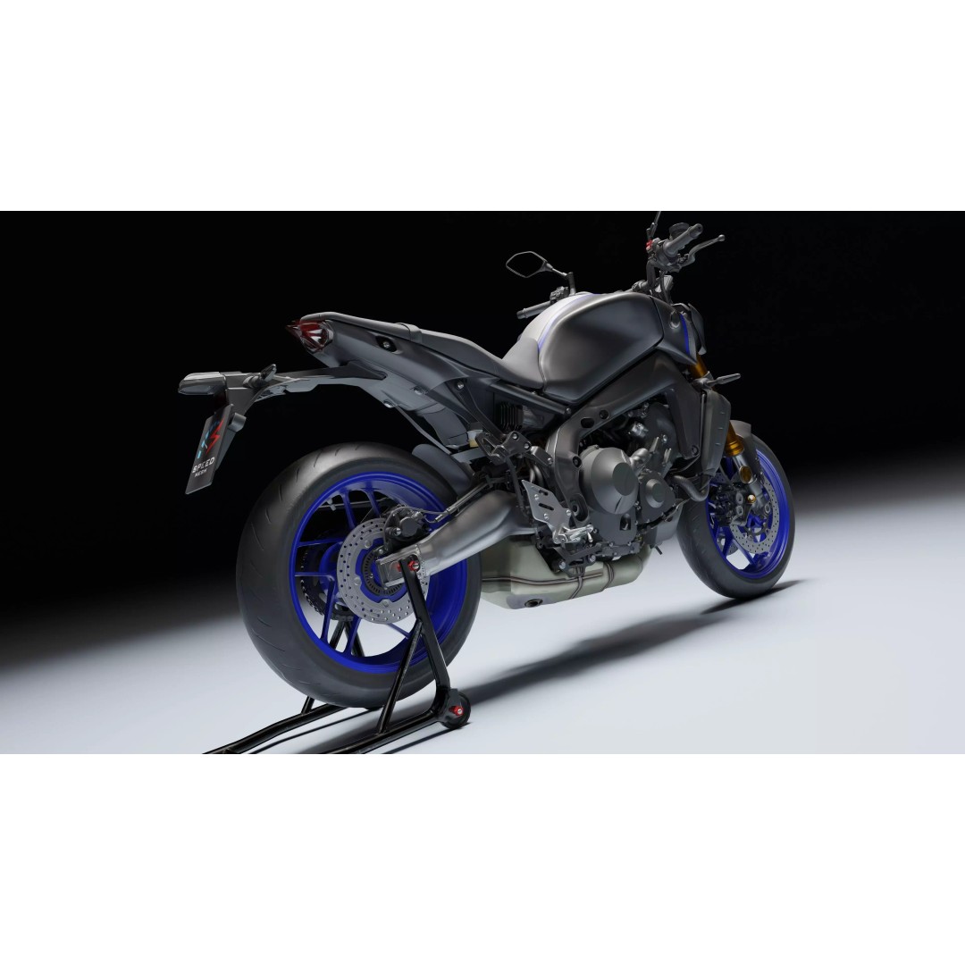 Yamaha MT-09 SP 2021 3D Model – Low Poly Game Asset, Blender, FBX - View 11