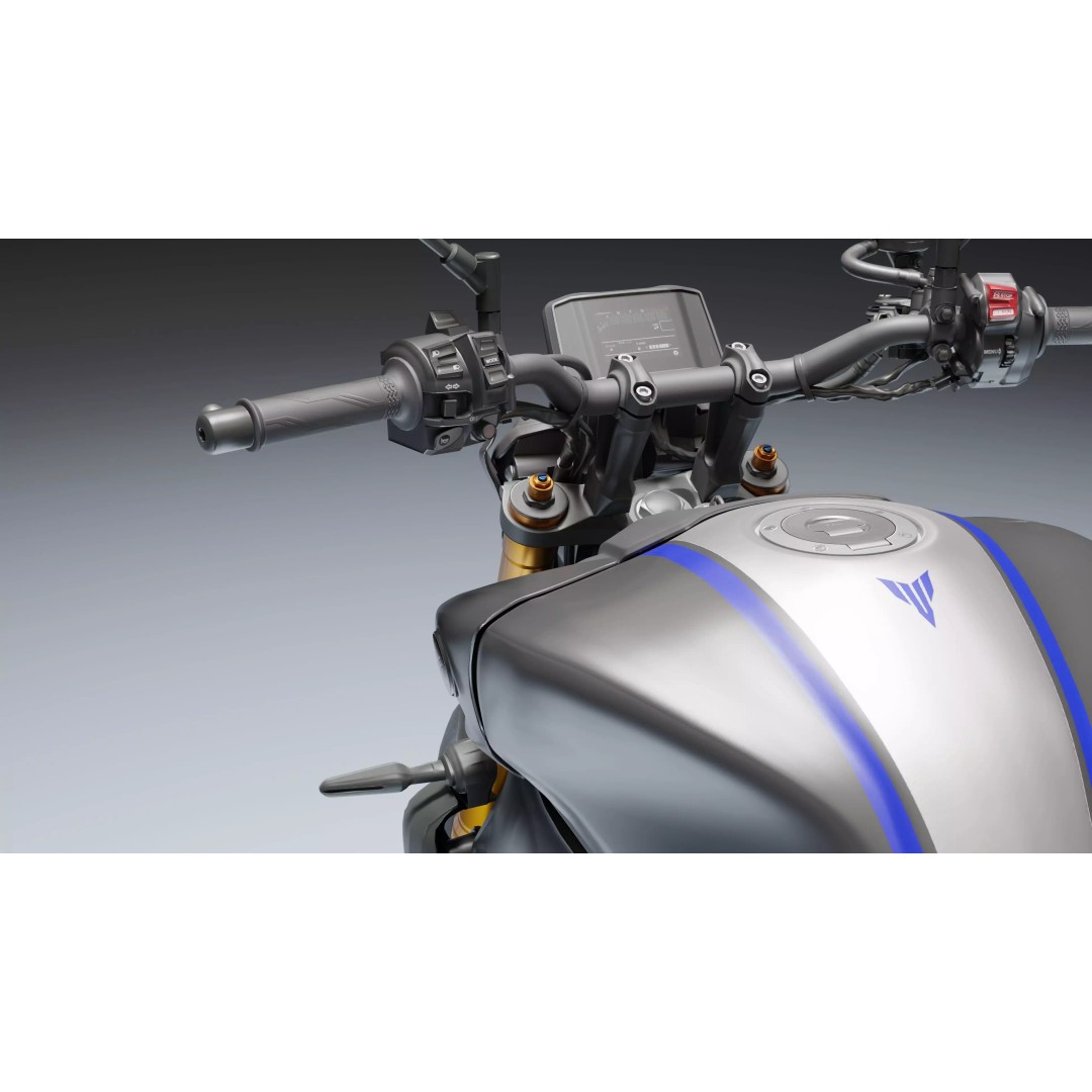 Yamaha MT-09 SP 2021 3D Model – Low Poly Game Asset, Blender, FBX - View 12