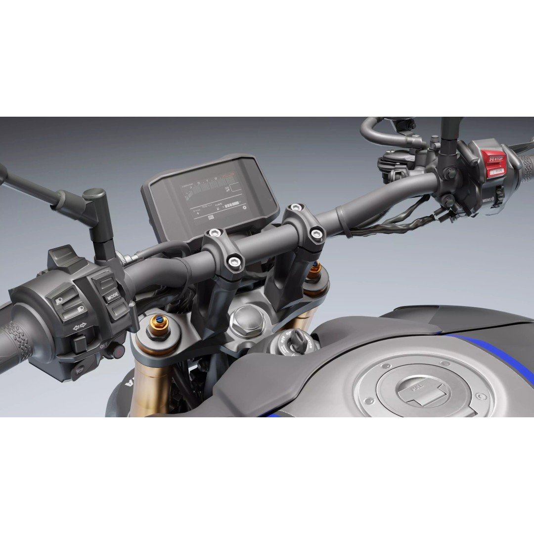 Yamaha MT-09 SP 2021 3D Model – Low Poly Game Asset, Blender, FBX - View 15