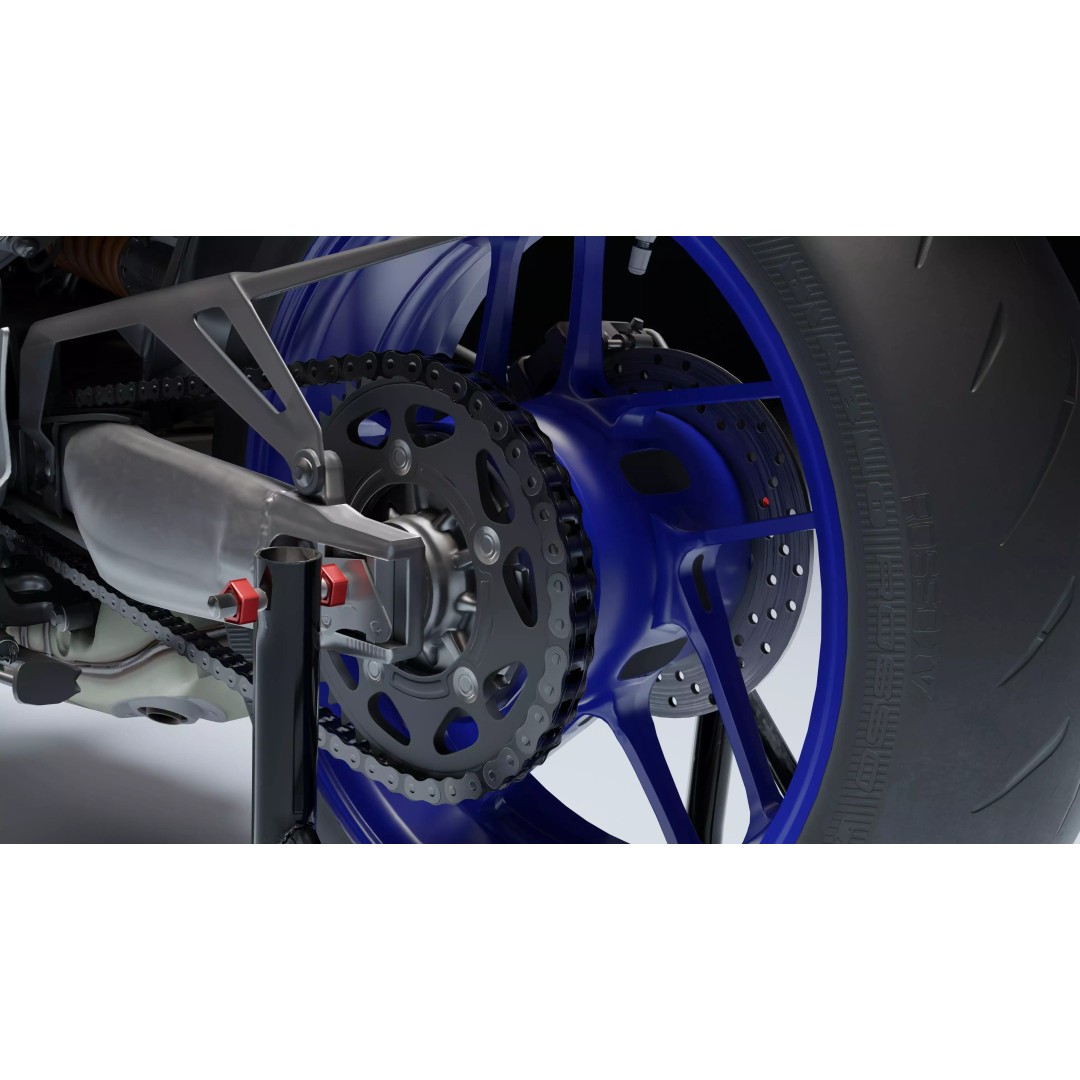 Yamaha MT-09 SP 2021 3D Model – Low Poly Game Asset, Blender, FBX - View 18