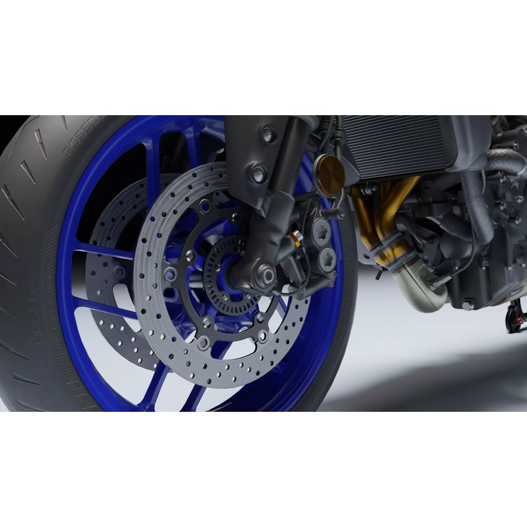 Yamaha MT-09 SP 2021 3D Model – Low Poly Game Asset, Blender, FBX - View 19