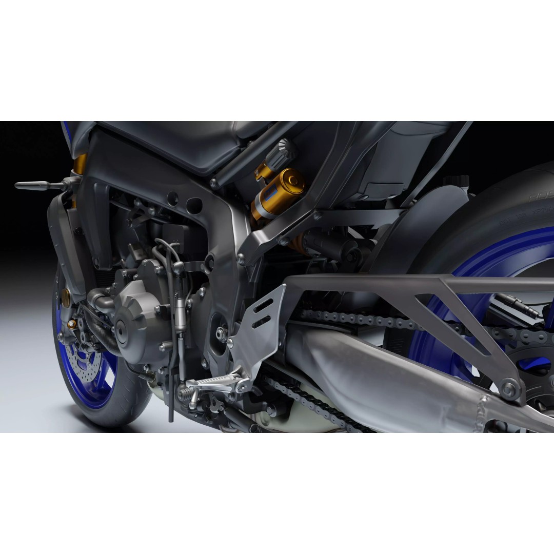 Yamaha MT-09 SP 2021 3D Model – Low Poly Game Asset, Blender, FBX - View 21