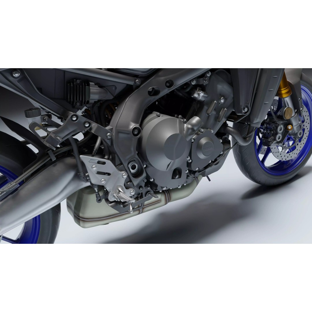 Yamaha MT-09 SP 2021 3D Model – Low Poly Game Asset, Blender, FBX - View 22
