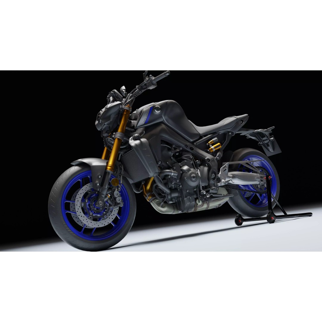 Yamaha MT-09 SP 2021 3D Model – Low Poly Game Asset, Blender, FBX - View 26