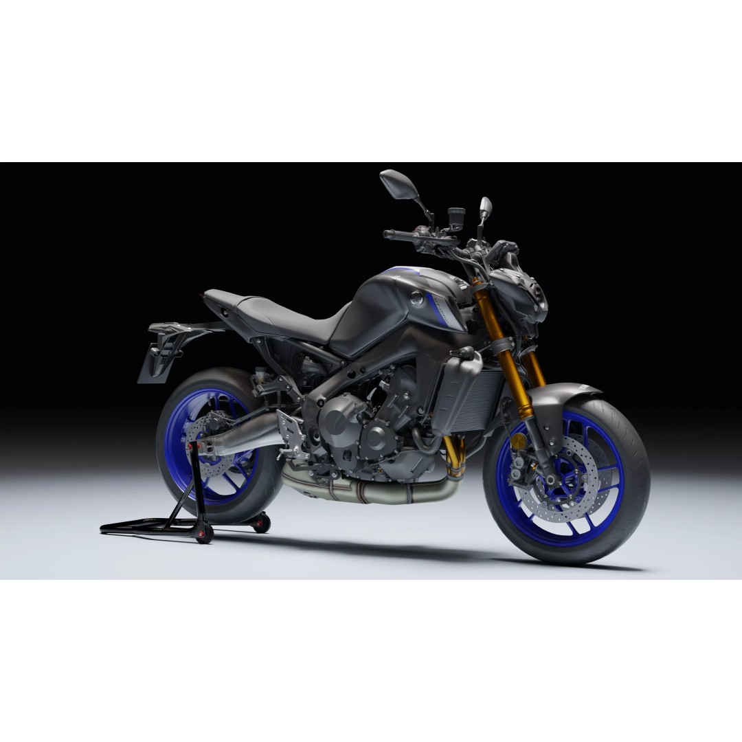 Yamaha MT-09 SP 2021 3D Model – Low Poly Game Asset, Blender, FBX - View 3