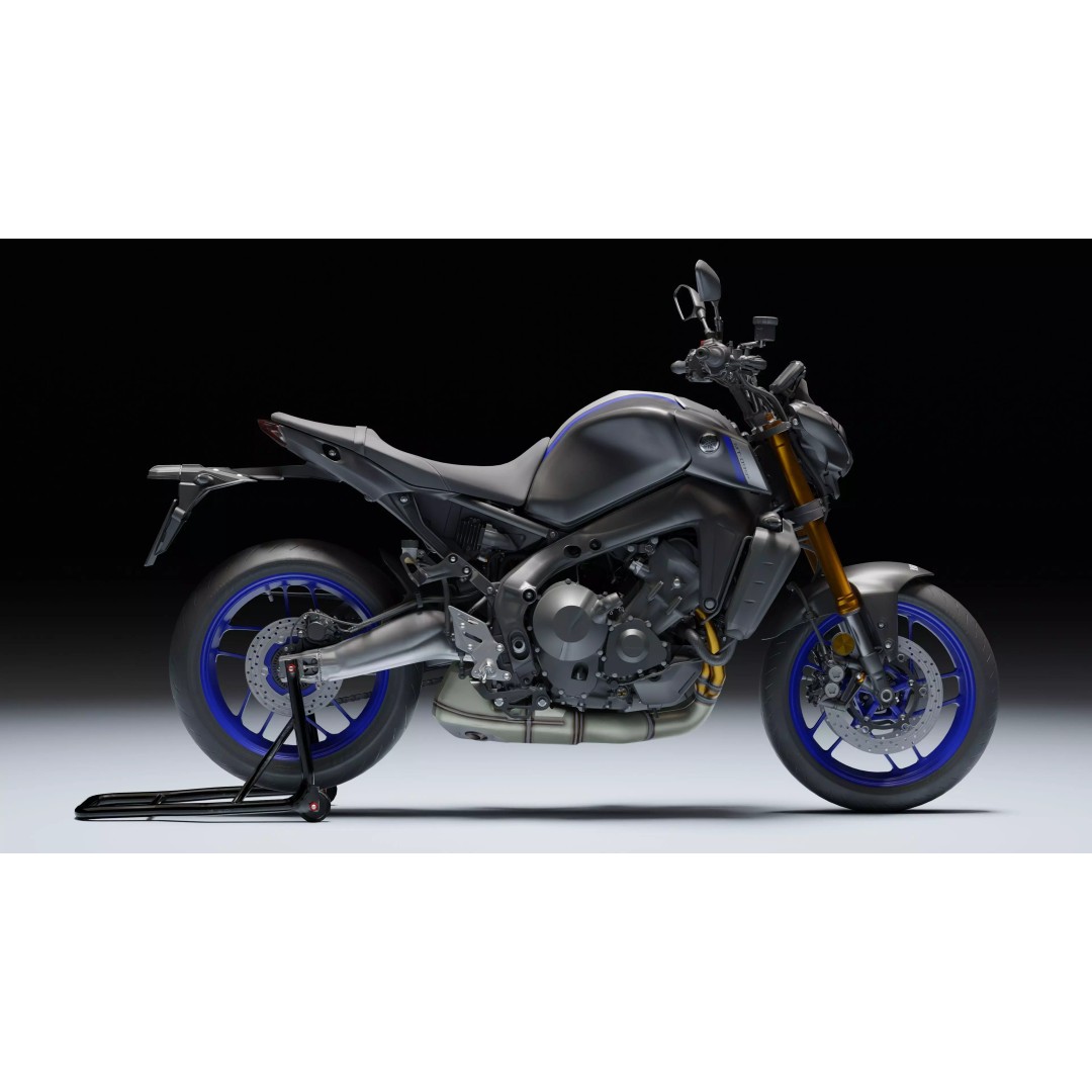 Yamaha MT-09 SP 2021 3D Model – Low Poly Game Asset, Blender, FBX - View 4