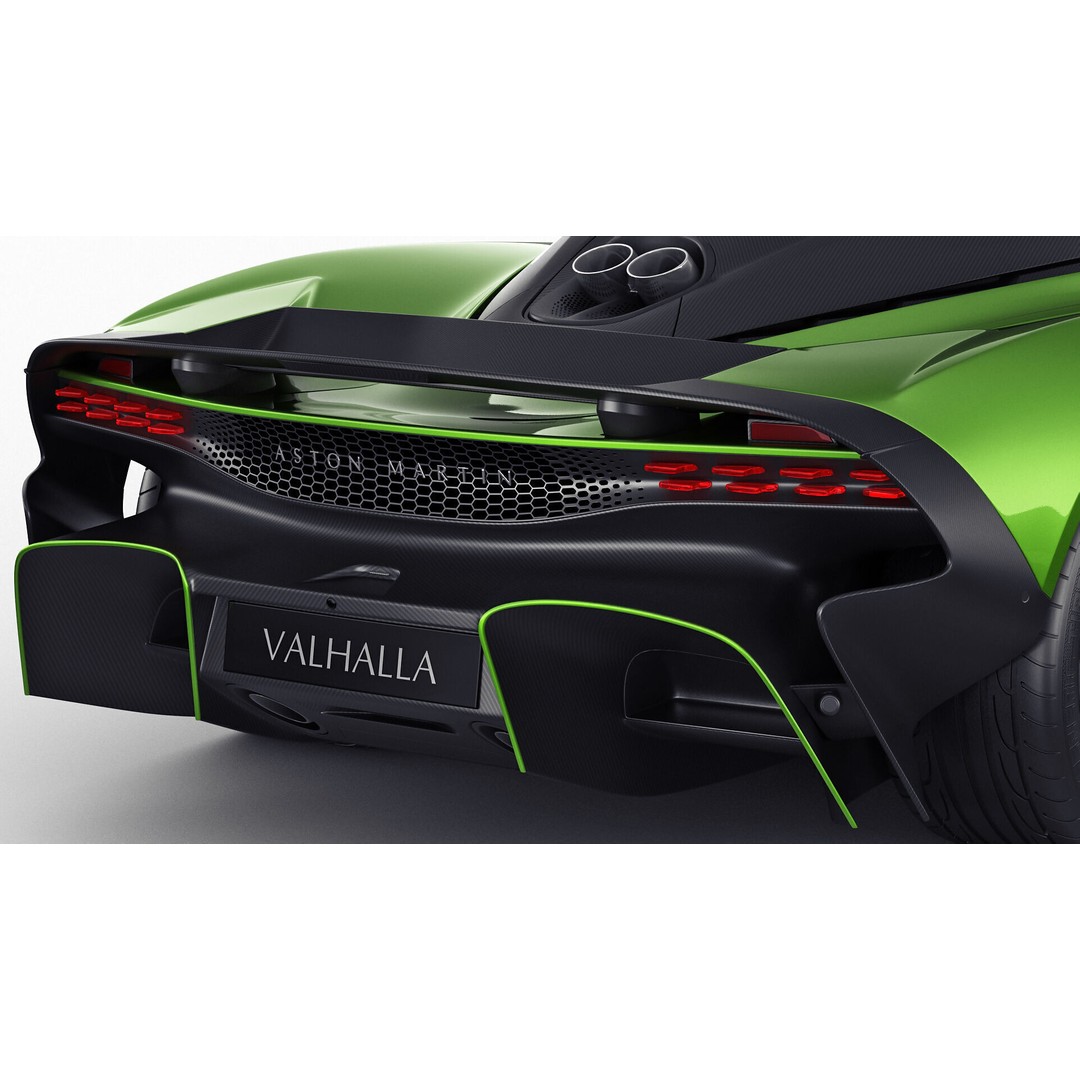 Aston Martin Valhalla 2026 3D Model – High Poly Sports Car, FBX, OBJ, Blender - View 11