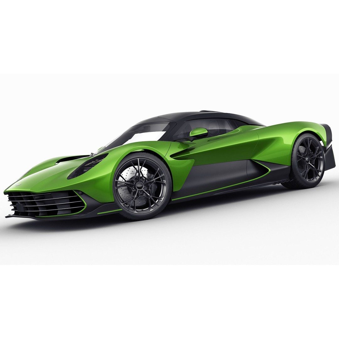 Aston Martin Valhalla 2026 3D Model – High Poly Sports Car, FBX, OBJ, Blender - View 16