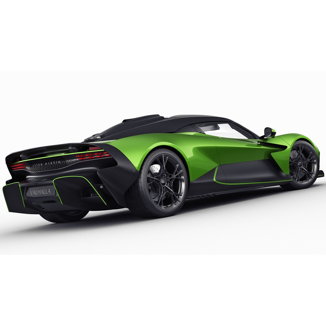 Aston Martin Valhalla 2026 3D Model – High Poly Sports Car, FBX, OBJ, Blender - View 17