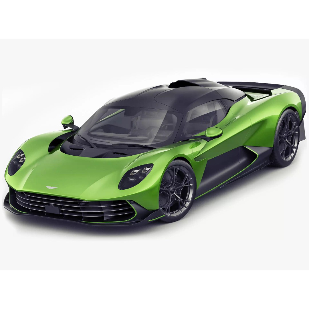 Aston Martin Valhalla 2026 3D Model – High Poly Sports Car, FBX, OBJ, Blender - View 2