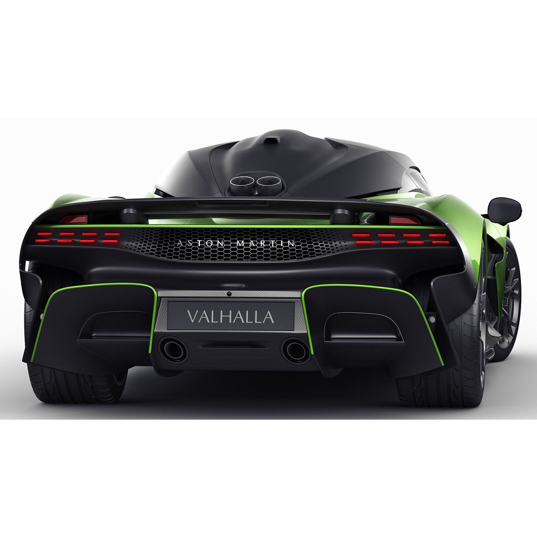 Aston Martin Valhalla 2026 3D Model – High Poly Sports Car, FBX, OBJ, Blender - View 20