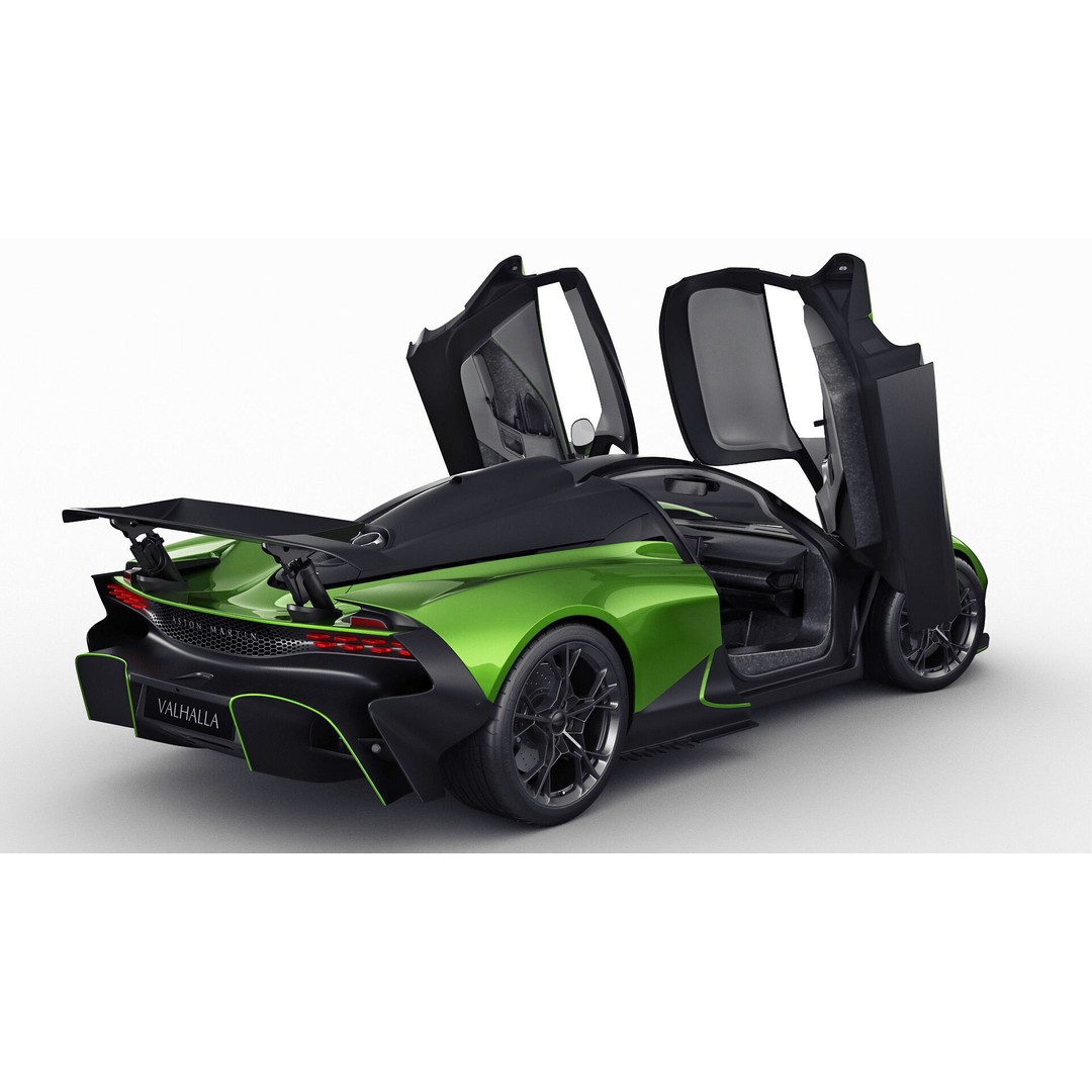 Aston Martin Valhalla 2026 3D Model – High Poly Sports Car, FBX, OBJ, Blender - View 21