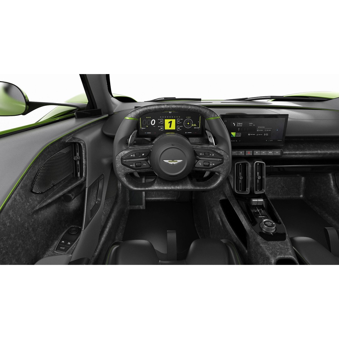 Aston Martin Valhalla 2026 3D Model – High Poly Sports Car, FBX, OBJ, Blender - View 25