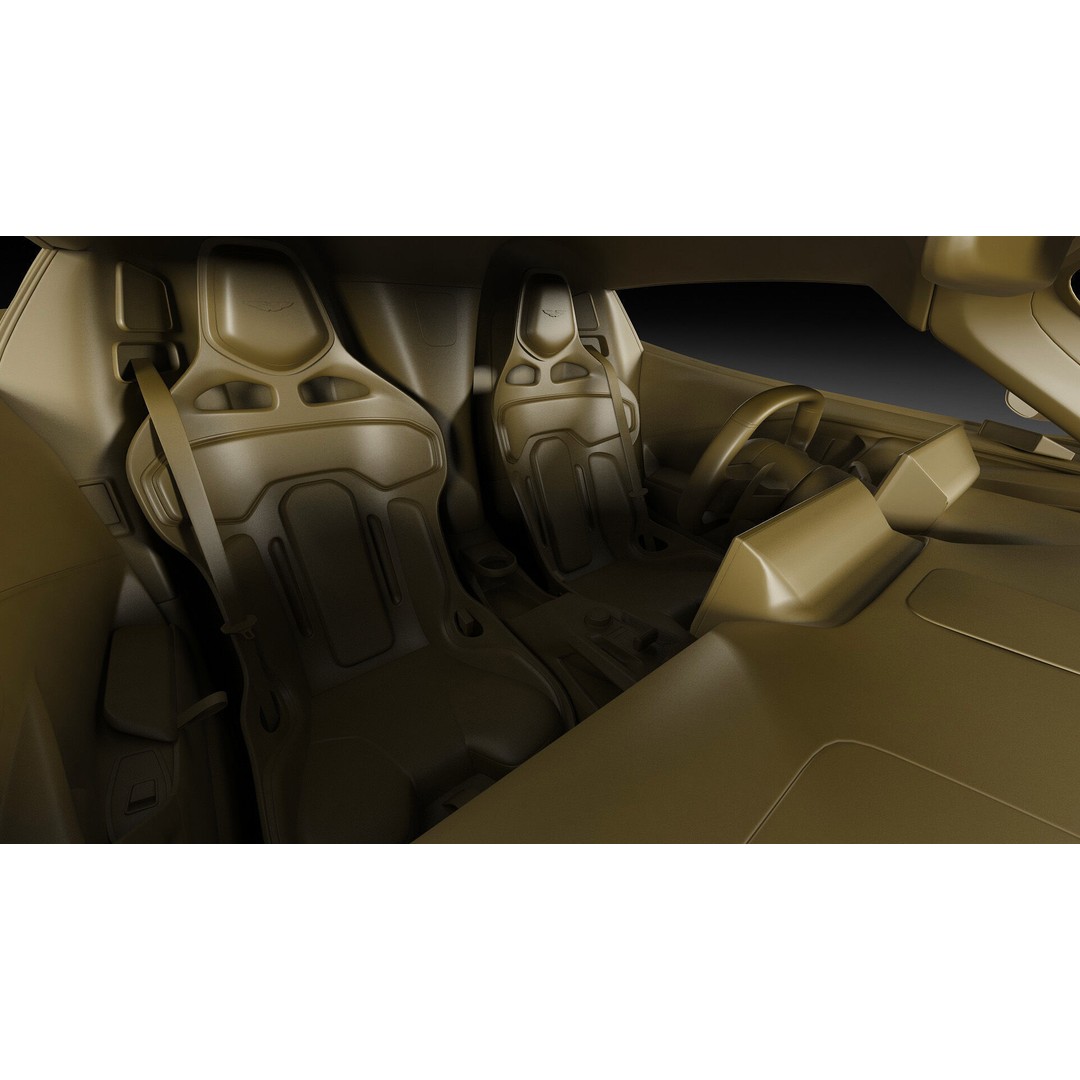 Aston Martin Valhalla 2026 3D Model – High Poly Sports Car, FBX, OBJ, Blender - View 36