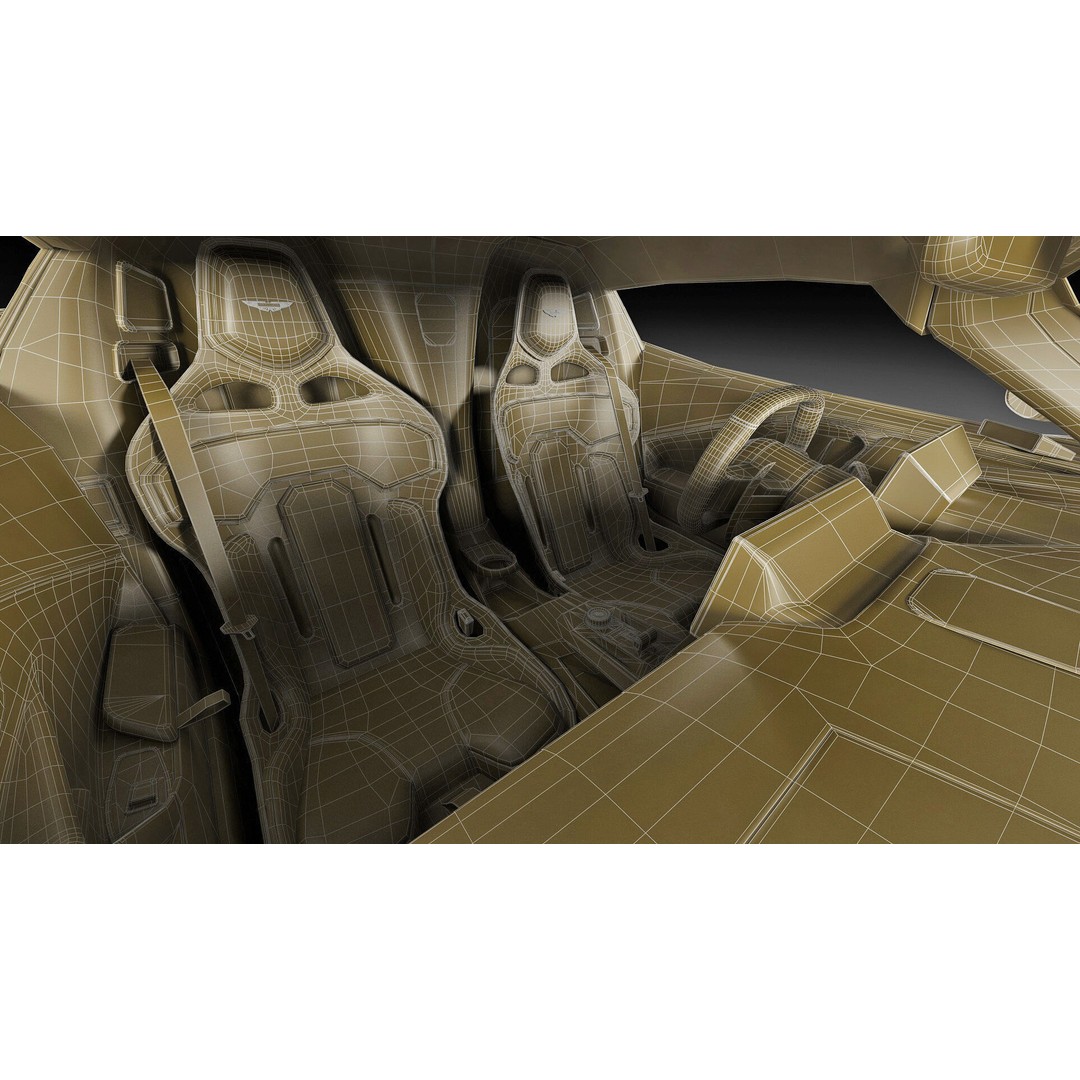 Aston Martin Valhalla 2026 3D Model – High Poly Sports Car, FBX, OBJ, Blender - View 42