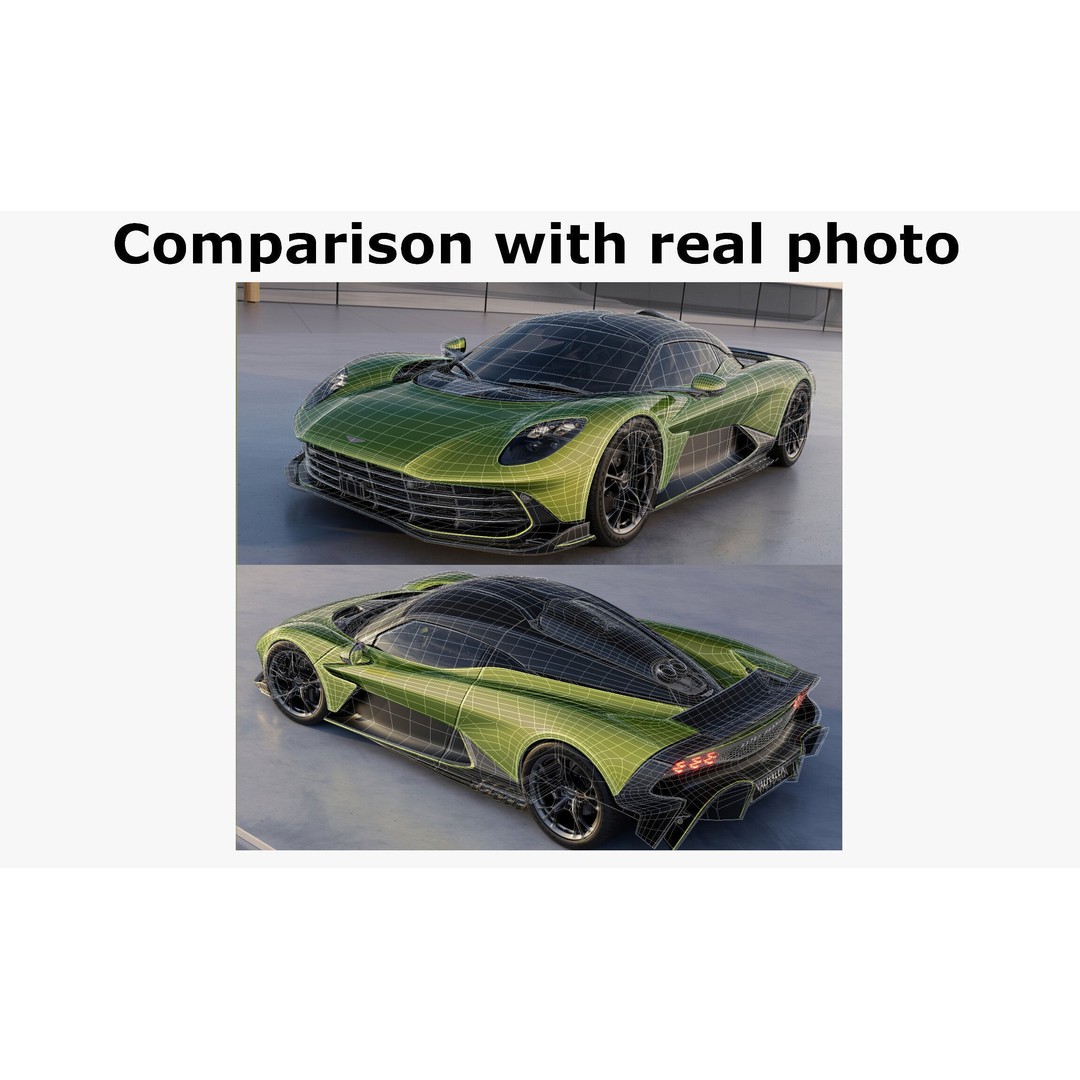 Aston Martin Valhalla 2026 3D Model – High Poly Sports Car, FBX, OBJ, Blender - View 43