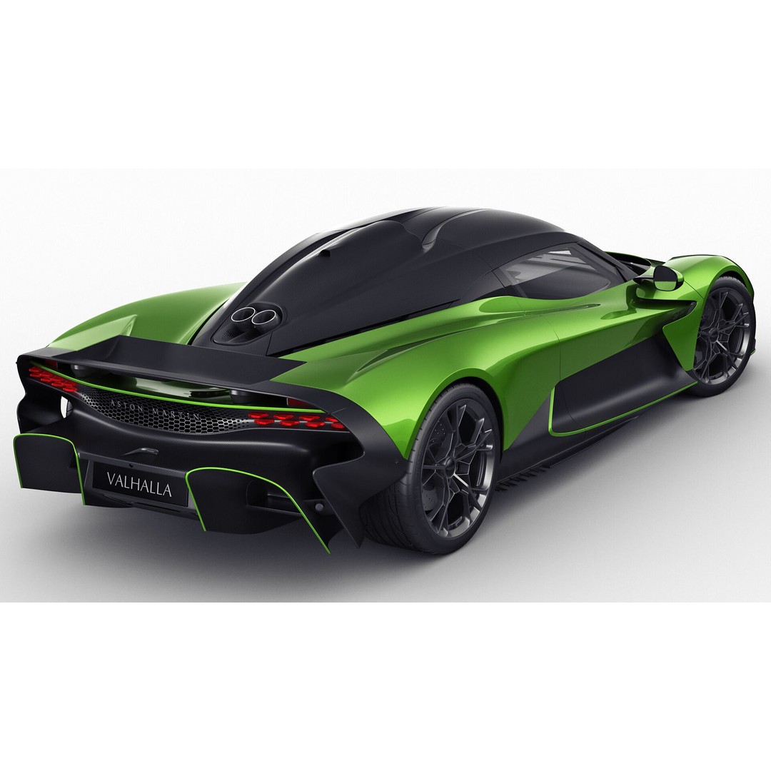 Aston Martin Valhalla 2026 3D Model – High Poly Sports Car, FBX, OBJ, Blender - View 5