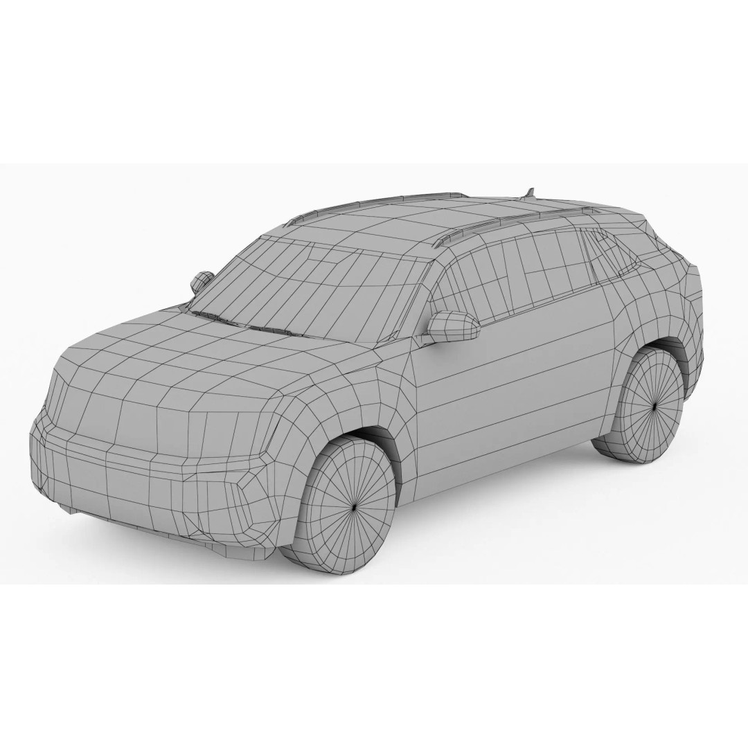 City Low Poly Cars Pack 3D Model – Unique Low-Poly Vehicles, FBX, OBJ - View 18