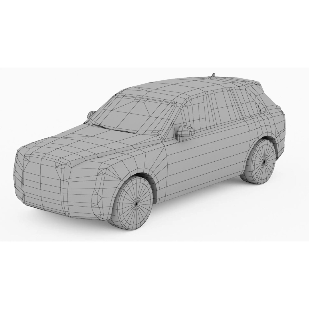 City Low Poly Cars Pack 3D Model – Unique Low-Poly Vehicles, FBX, OBJ - View 19