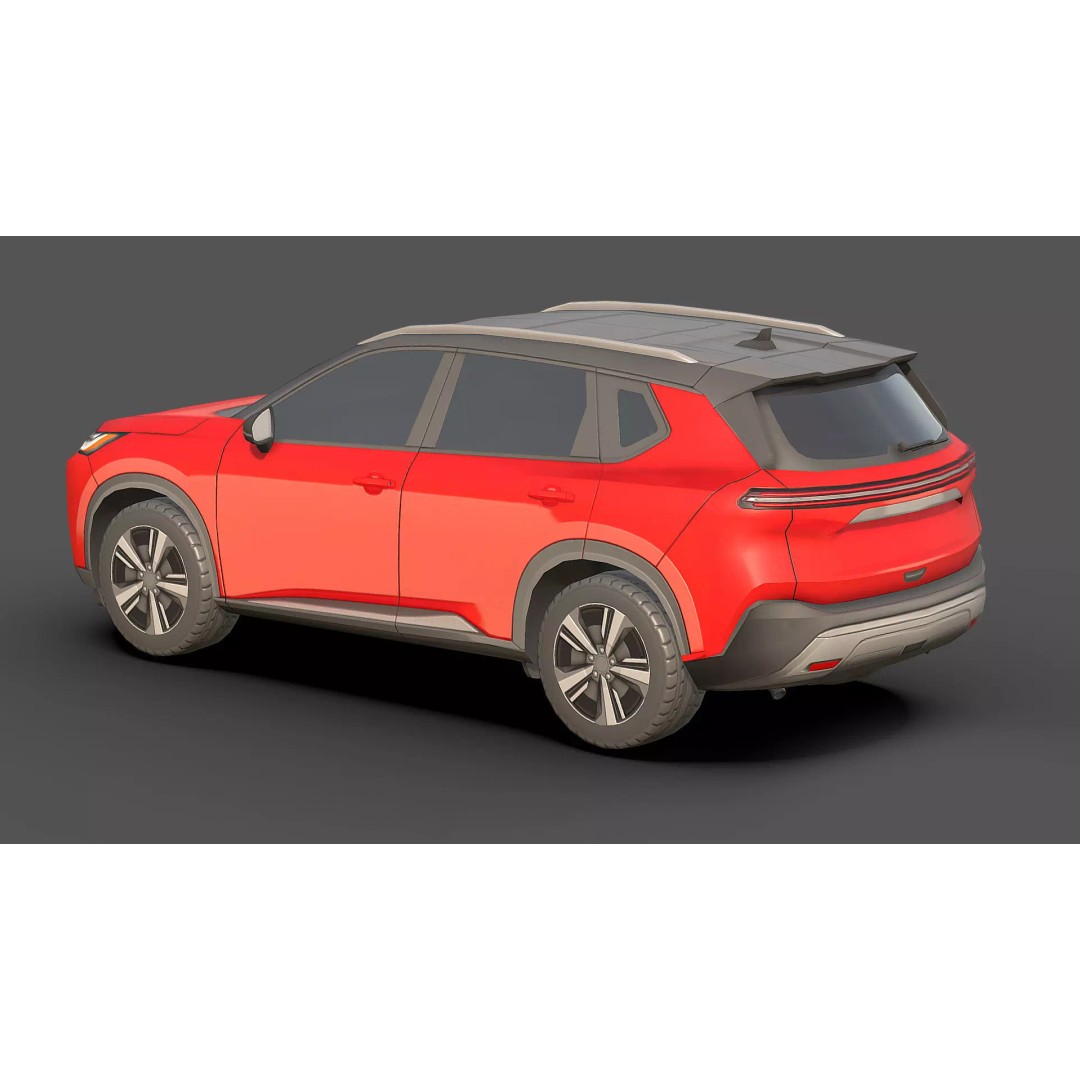 City Low Poly Cars Pack 3D Model – Unique Low-Poly Vehicles, FBX, OBJ - View 24