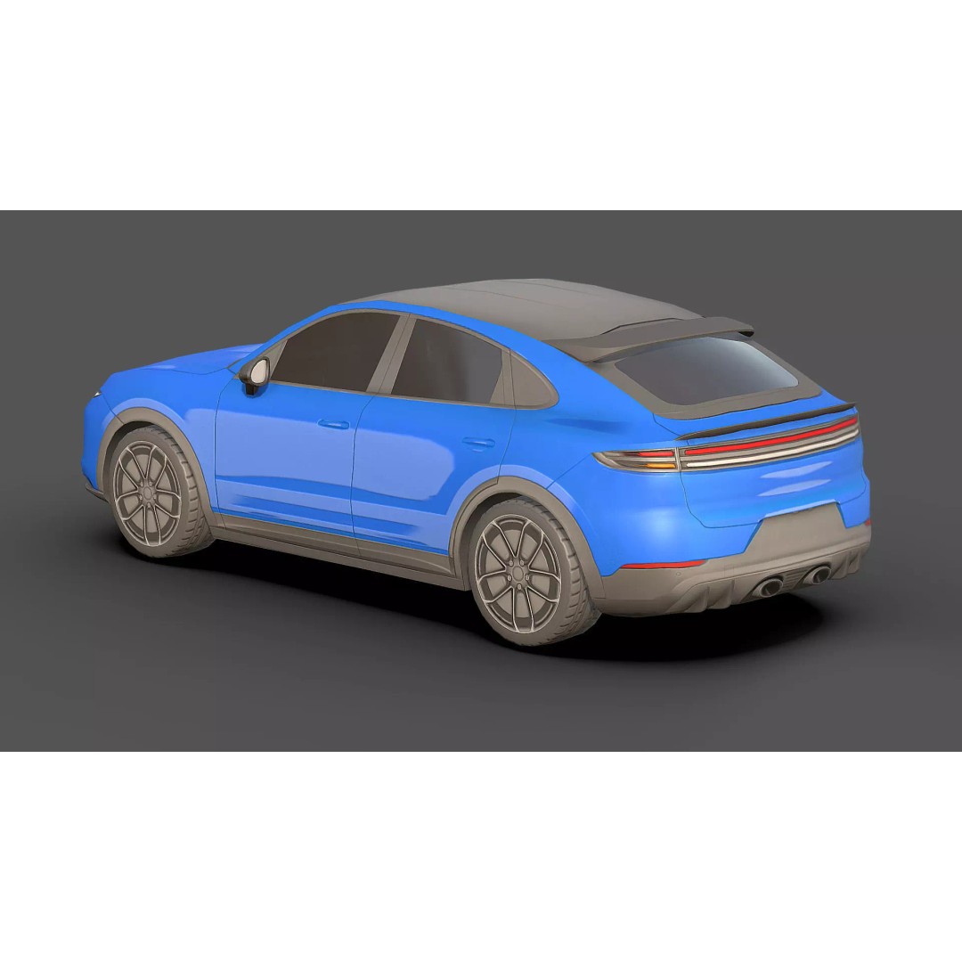 City Low Poly Cars Pack 3D Model – Unique Low-Poly Vehicles, FBX, OBJ - View 25