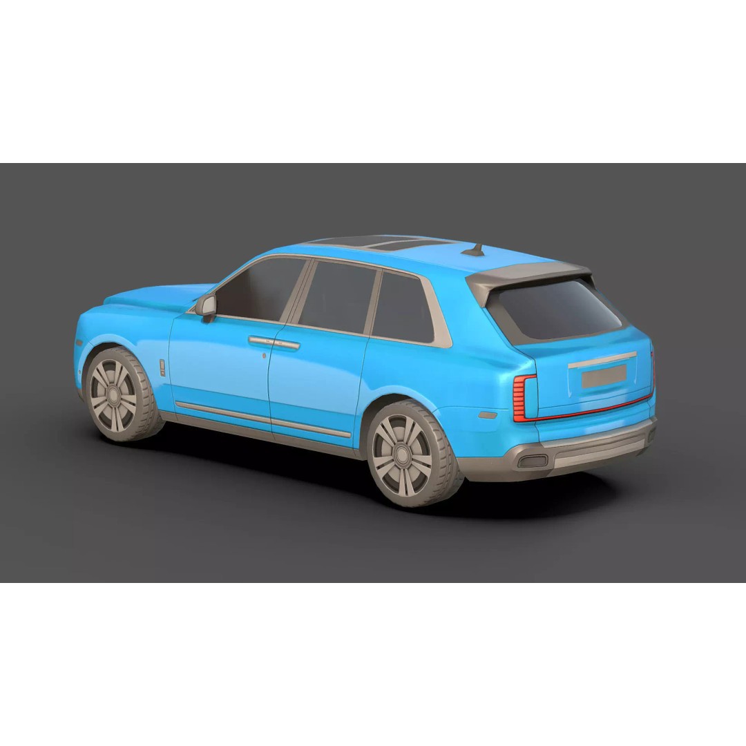 City Low Poly Cars Pack 3D Model – Unique Low-Poly Vehicles, FBX, OBJ - View 28