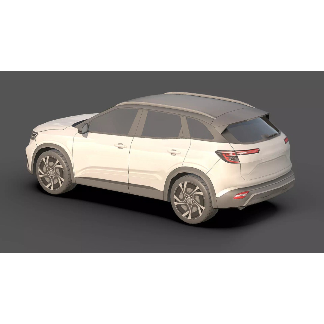 City Low Poly Cars Pack 3D Model – Unique Low-Poly Vehicles, FBX, OBJ - View 29