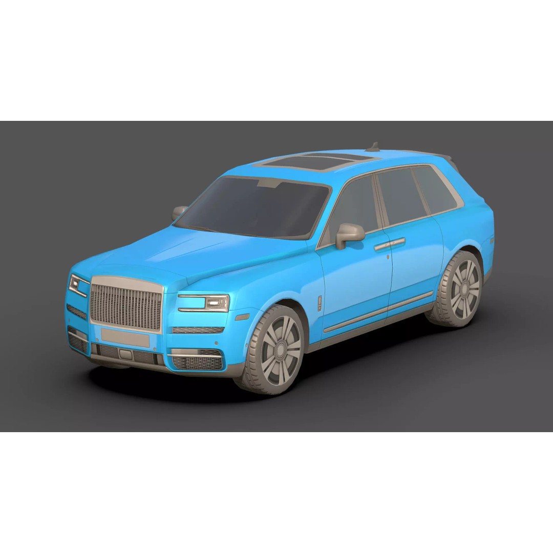City Low Poly Cars Pack 3D Model – Unique Low-Poly Vehicles, FBX, OBJ - View 6