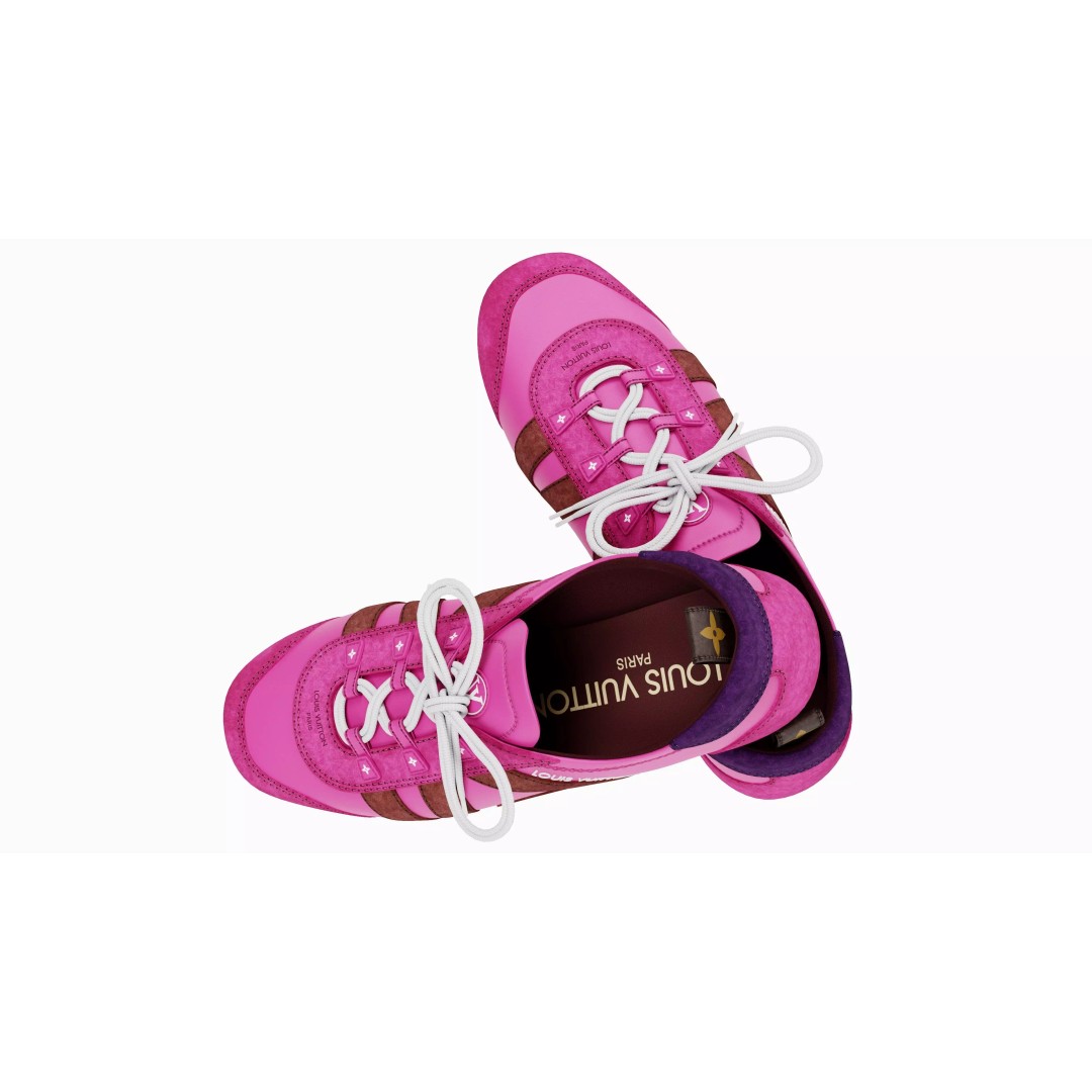Louis Vuitton Sneakers 3D Model – Luxury PBR Footwear, FBX & OBJ - View 4