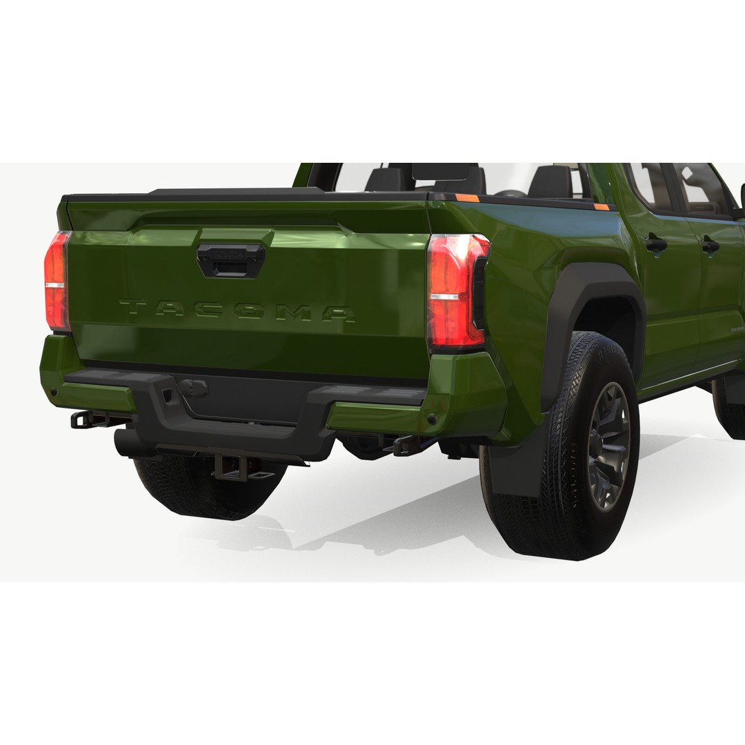 Toyota Tacoma 3D Model – Low Poly Game Ready SUV, FBX & Blender - View 13