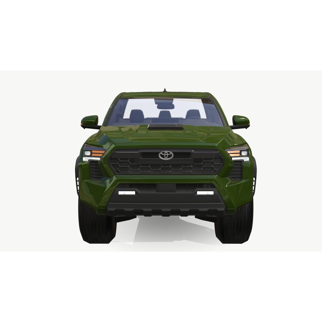 Toyota Tacoma 3D Model – Low Poly Game Ready SUV, FBX & Blender - View 9