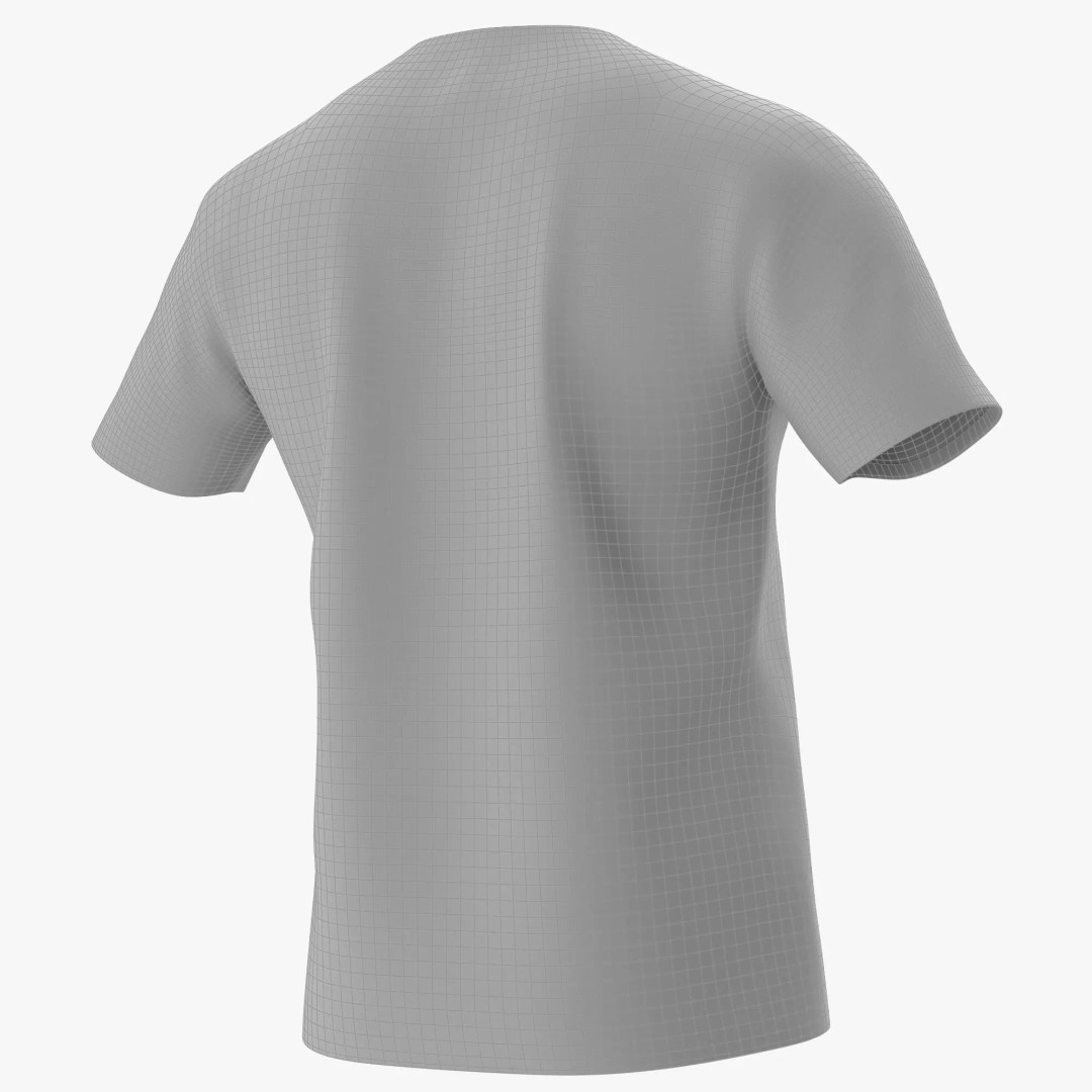T-Shirt 3D Model – Low Poly Realistic Clothing for Games, FBX, OBJ - View 14