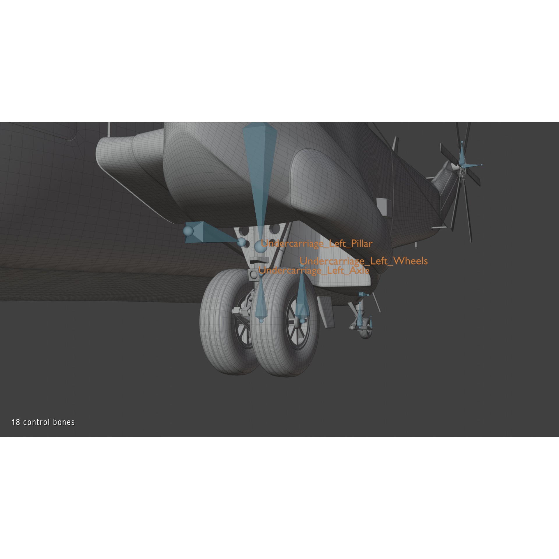 Westland Sea King ASaC7 - Rigged PBR 3D Model - View 18