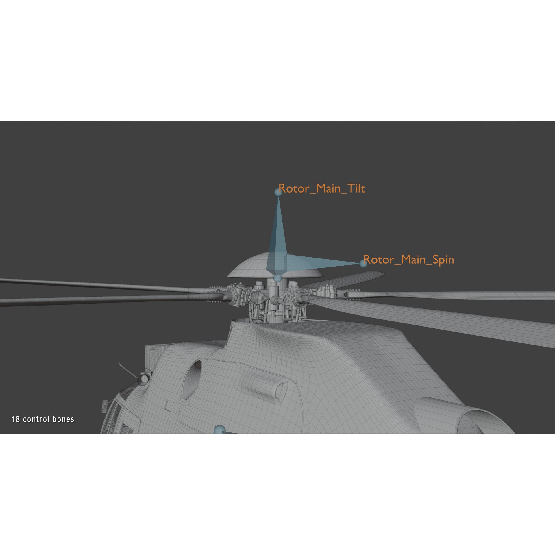 Westland Sea King ASaC7 - Rigged PBR 3D Model - View 21