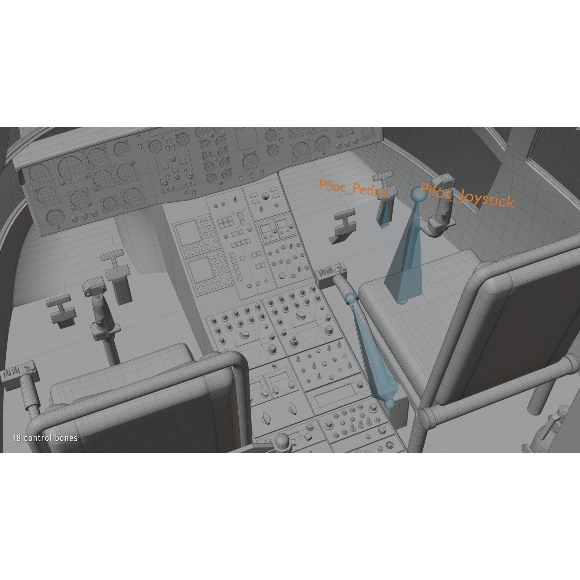 Westland Sea King ASaC7 - Rigged PBR 3D Model - View 24