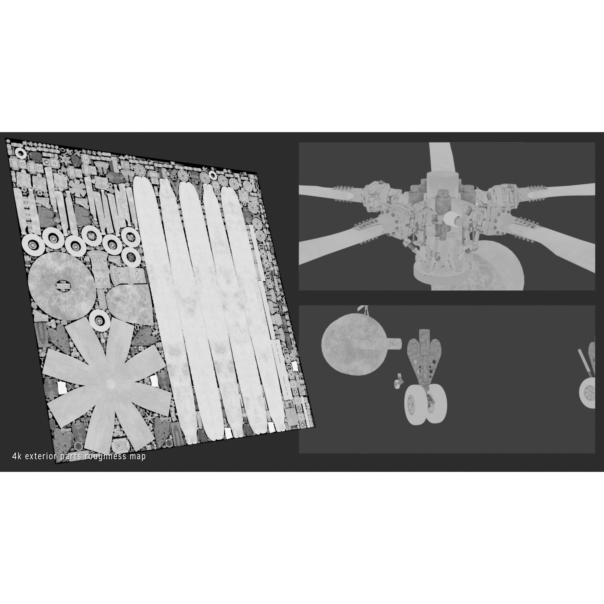Westland Sea King ASaC7 - Rigged PBR 3D Model - View 33