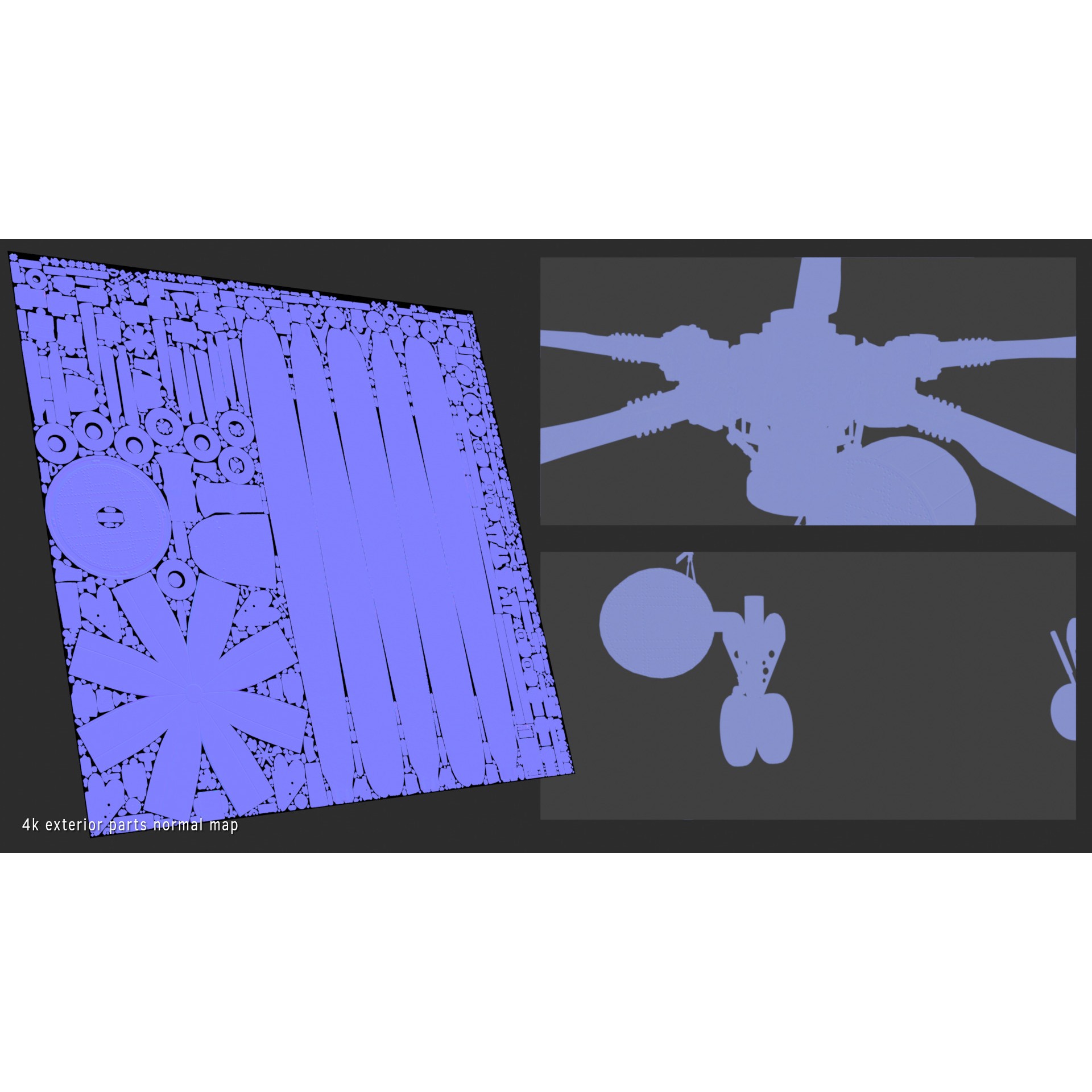 Westland Sea King ASaC7 - Rigged PBR 3D Model - View 34