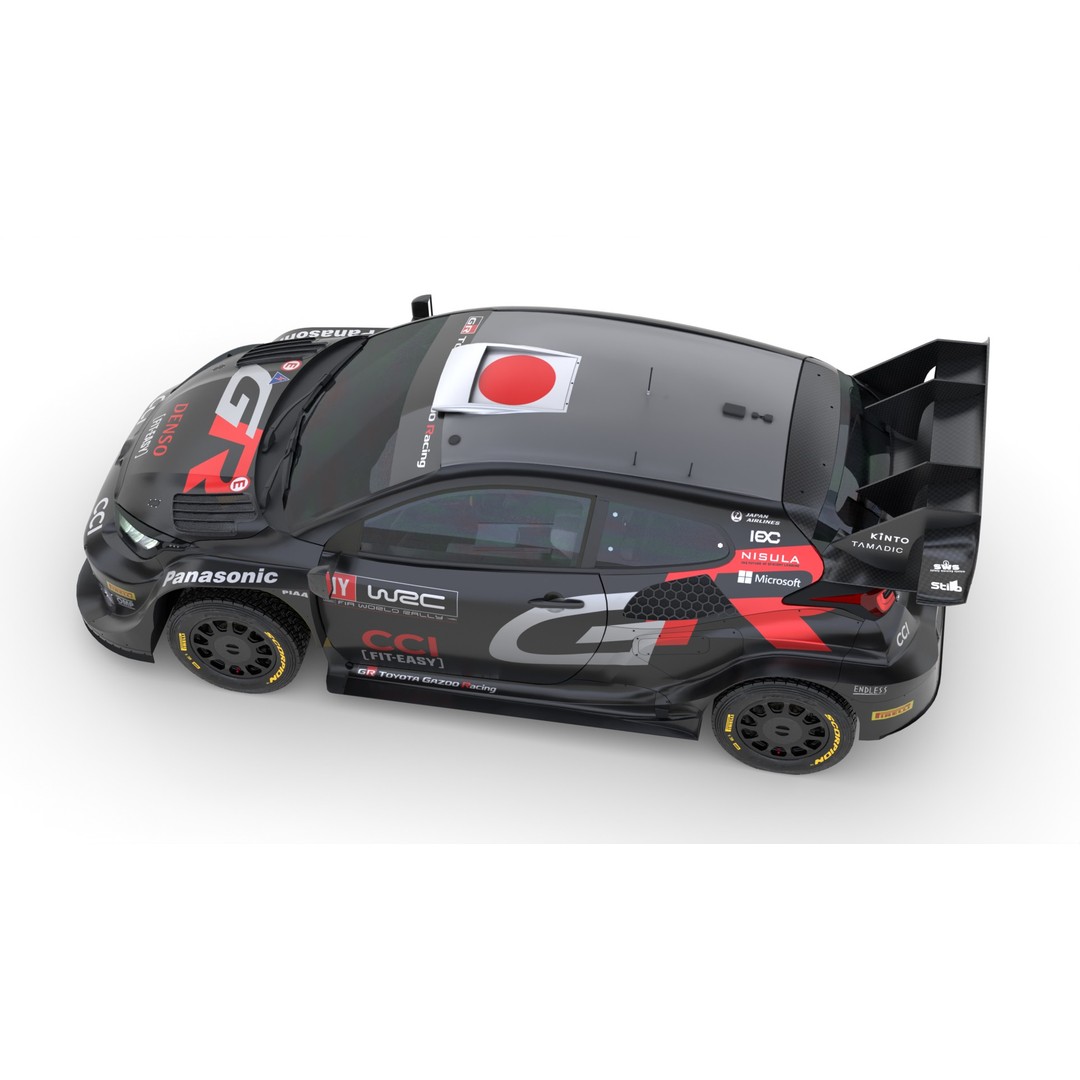 Toyota Yaris GR WRC 2024 3D Model – High Poly Game Asset, FBX, PBR - View 17