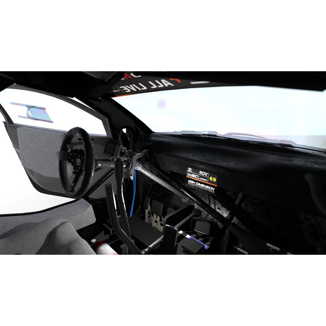 Toyota Yaris GR WRC 2024 3D Model – High Poly Game Asset, FBX, PBR - View 18