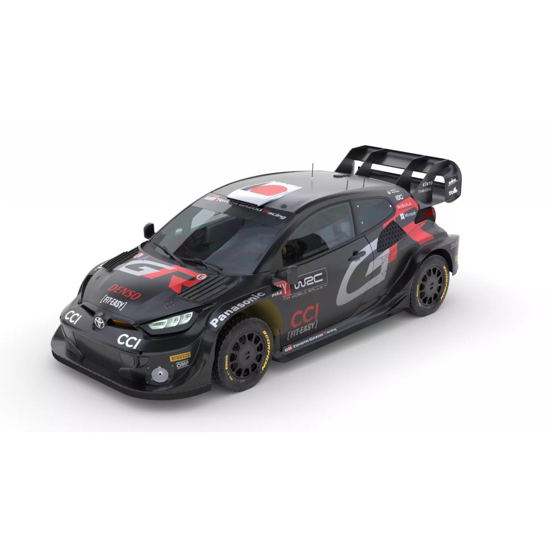 Toyota Yaris GR WRC 2024 3D Model – High Poly Game Asset, FBX, PBR - View 2